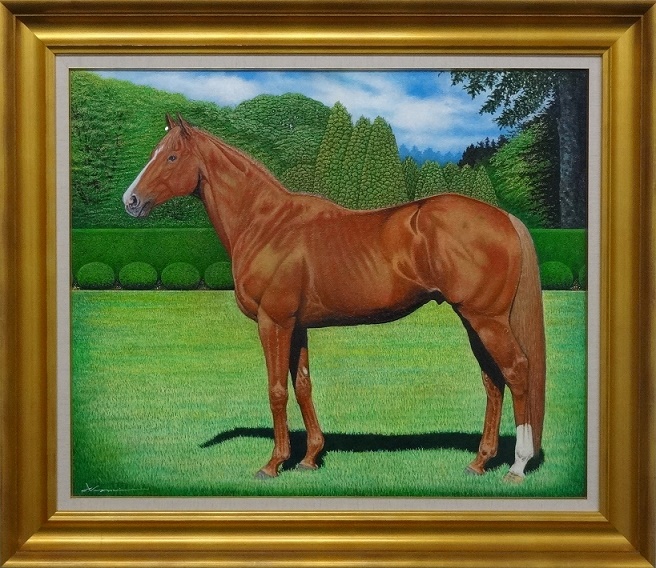 馬の肖像画オルフェーヴル　画像