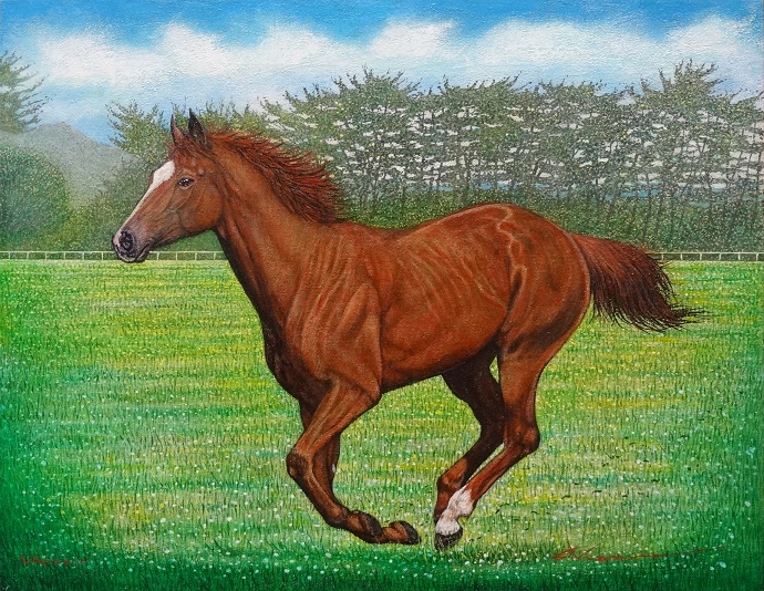馬の肖像画　画像
